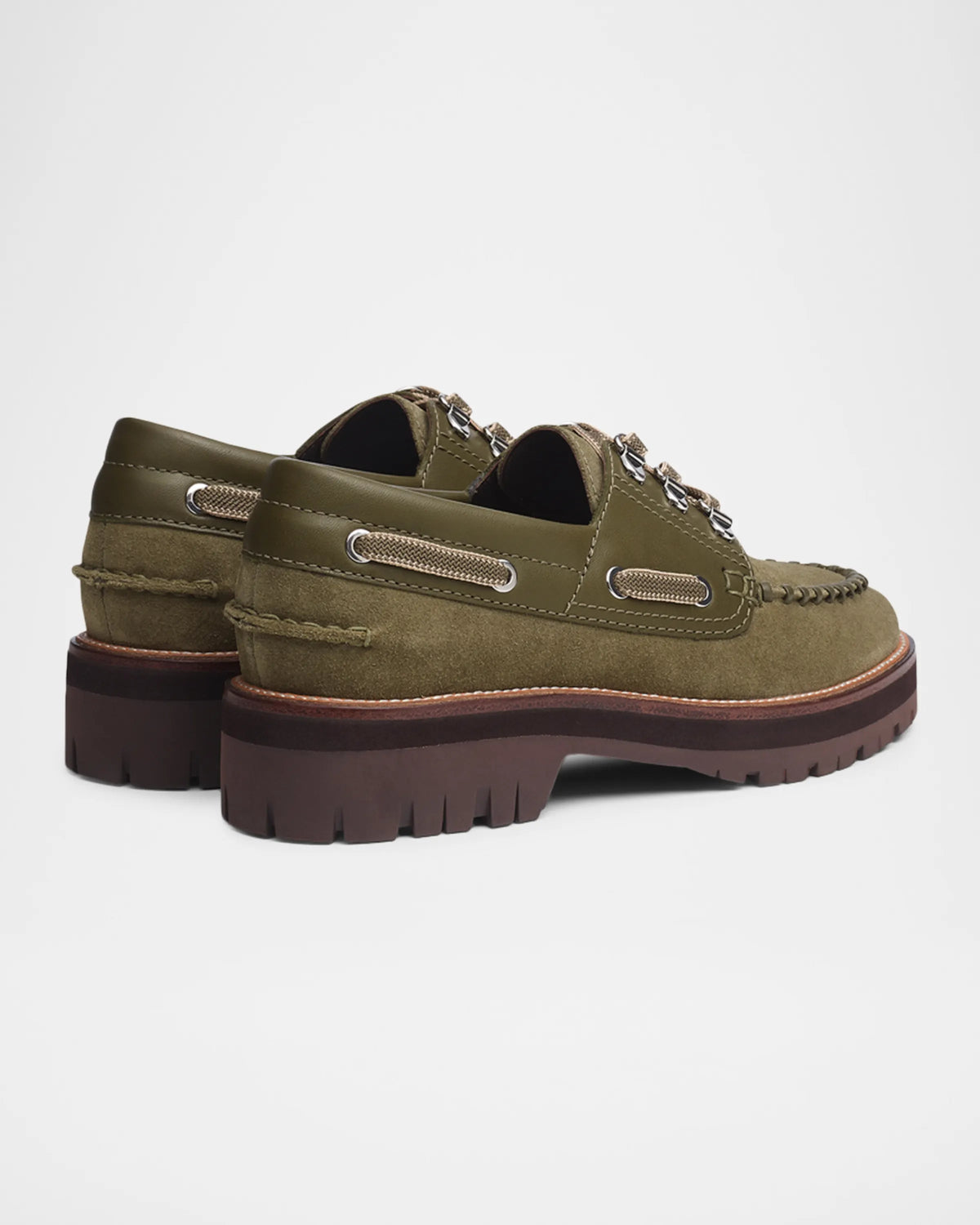 Rag & Bone Cameron Boat Shoe in Olive