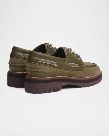 Rag & Bone Cameron Boat Shoe in Olive