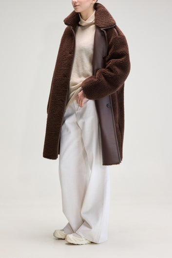 Bellerose Easton Coat in Dk Roast