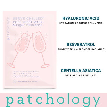PATCHOLOGY Rosé Sheet Masque Duo