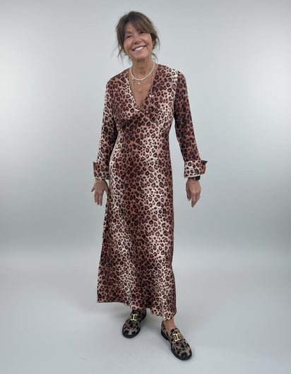 Primrose Park Uma Dress in Leopard