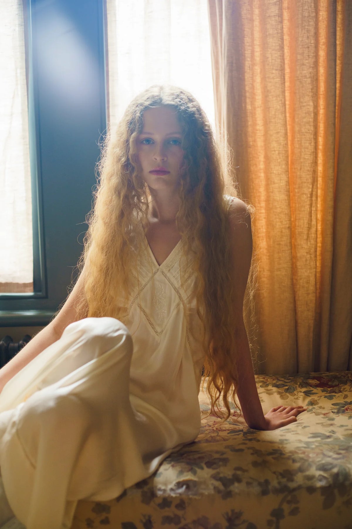 FAUNE Primrose Dress in Oyster