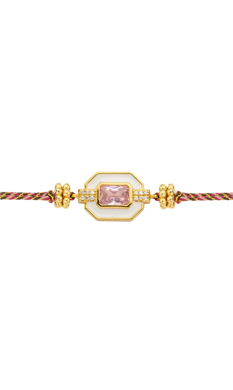 MYA BAY Art Deco Bracelet - White