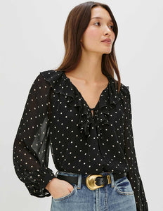 You added <b><u>RAILS Honora Polka Dot Blouse in Black</u></b> to your cart.