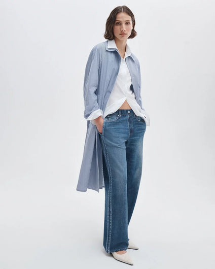 Rag & Bone Miramar Terry Track Pants – Carnation Stripe