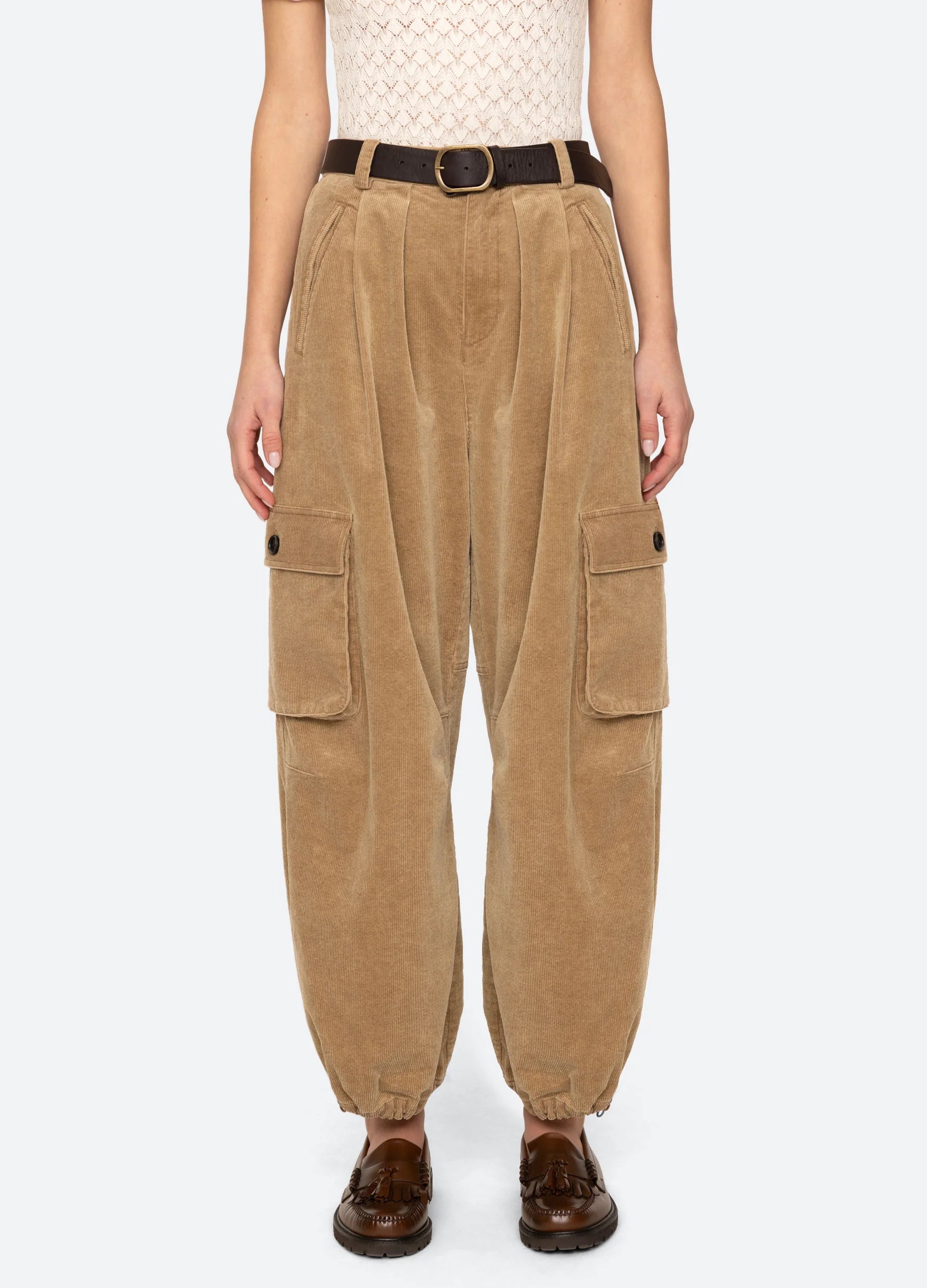 Sea New York Garrett Corduroy Pant - Khaki