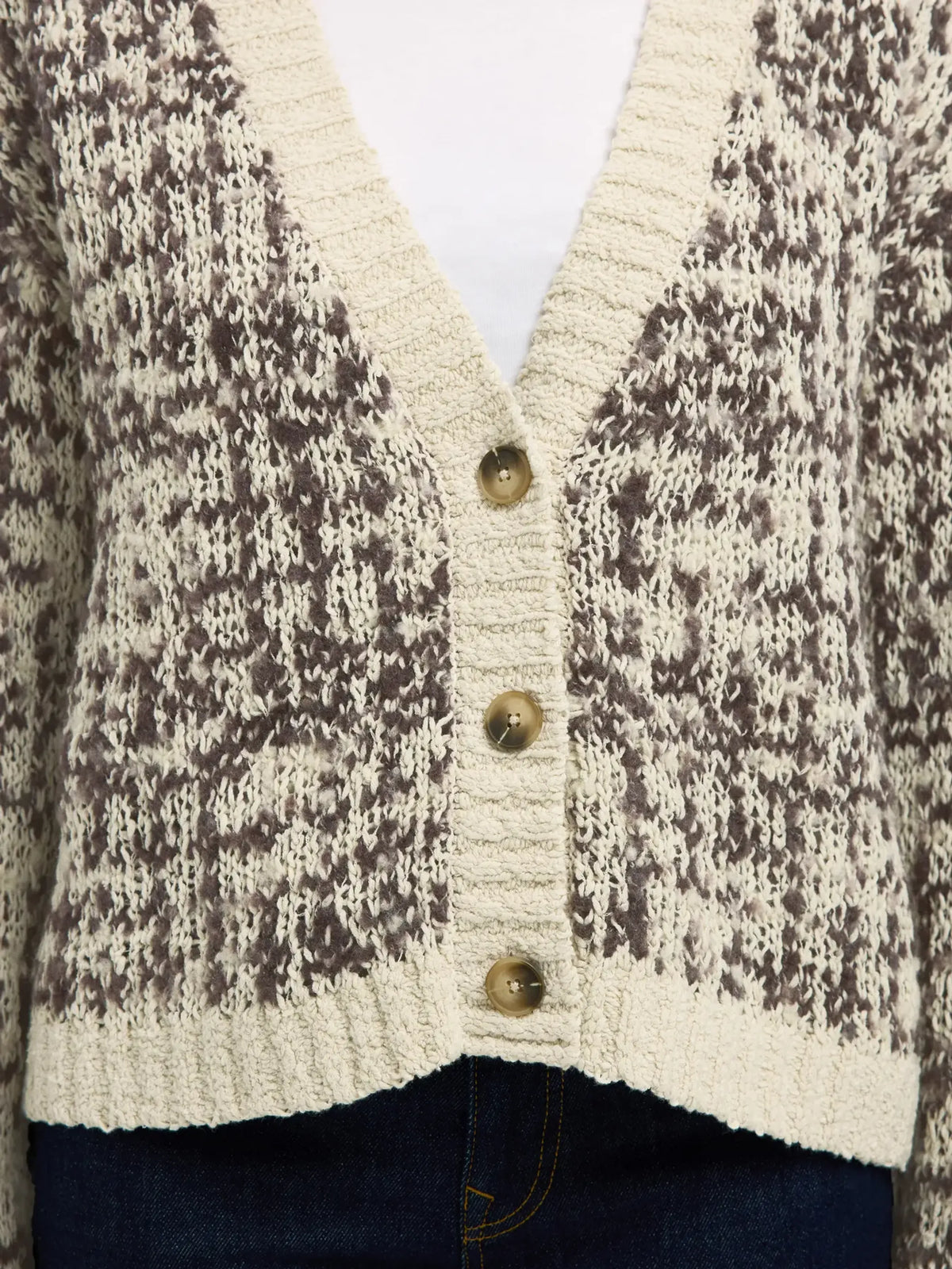 SELECTED Lindsay Knit Cardi in Birch, Delicioso