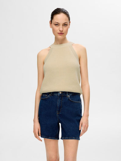 SLF Vinna Halterneck Knit in Birch