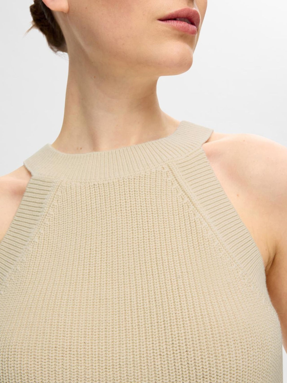 SLF Vinna Halterneck Knit in Birch