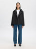 SELECTED Alma Pattern Jacket in Black, Grey