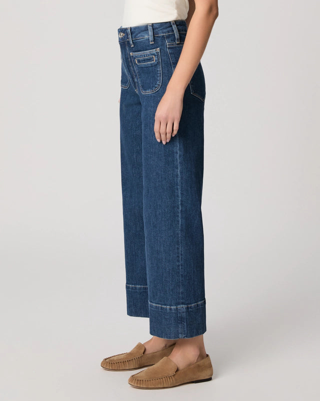 Paige Anessa Vintage Welt Pockets in Navigator