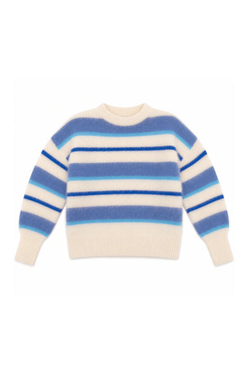 Twins Kale Striped Knit - Blue