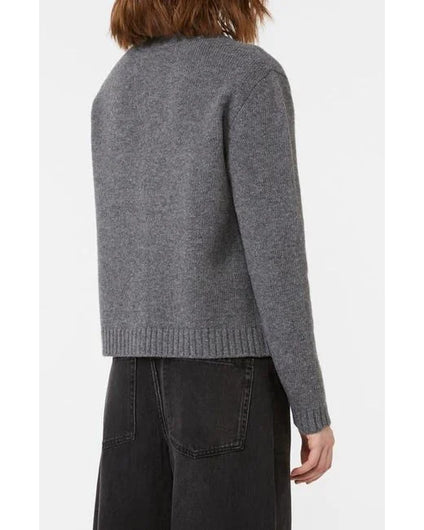 Weekend Max Mara Olbia Knit Cardigan in Dark Grey