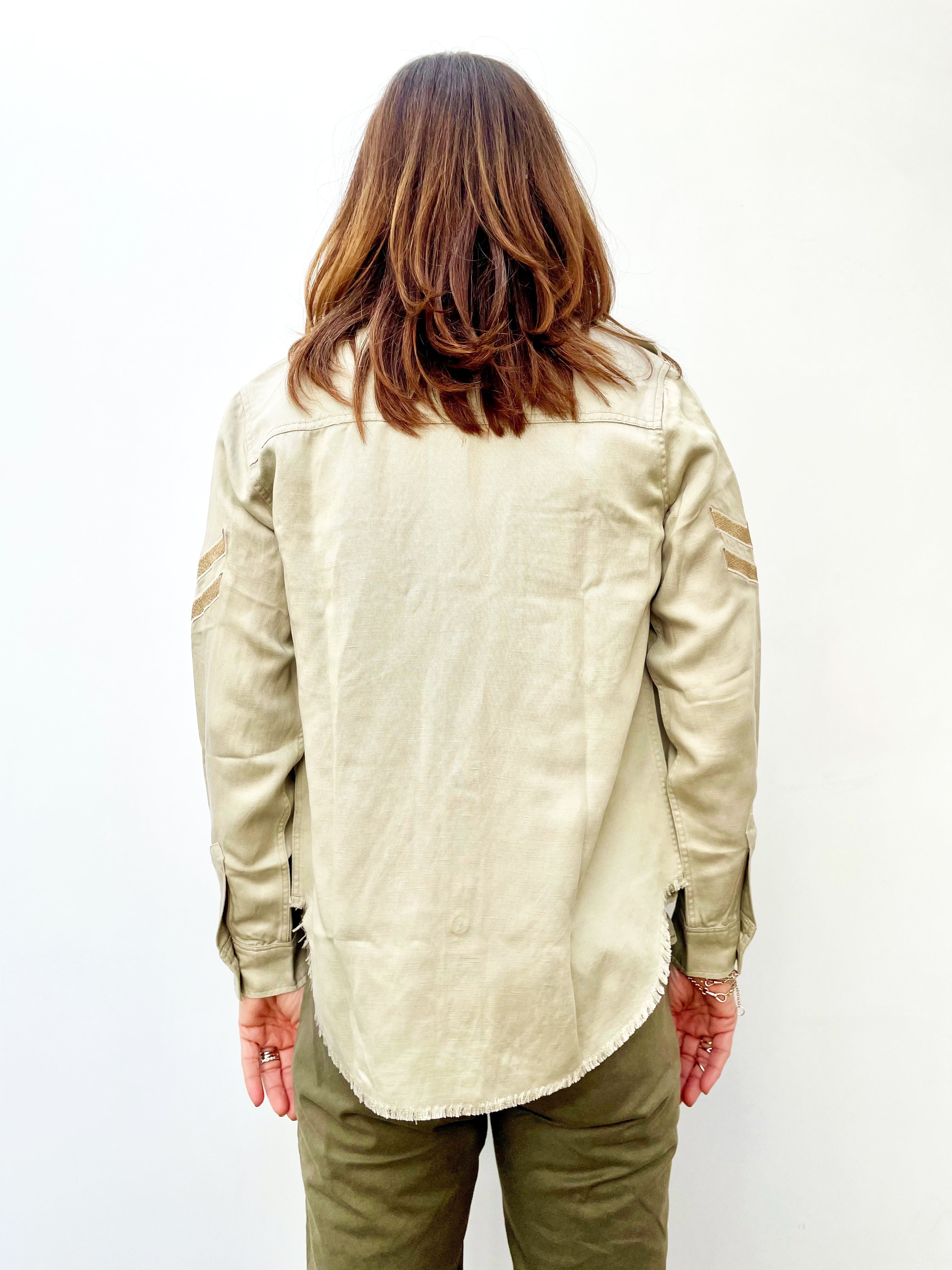 RAILS Conrad Jacket in Pistachio Arrow Patch