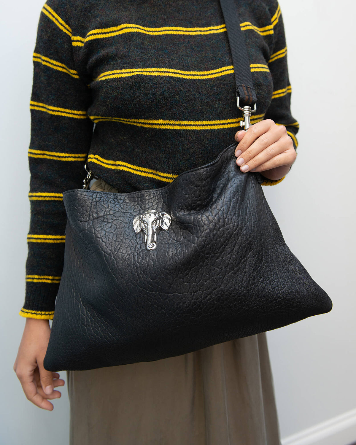 SLP Zaza bag in black and silver