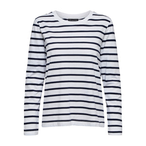 You added <b><u>SLF Standard LS stripe tee in maritime blue</u></b> to your cart.
