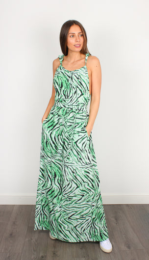 Essentiel Antwerp Bibye minty fresh maxi dress