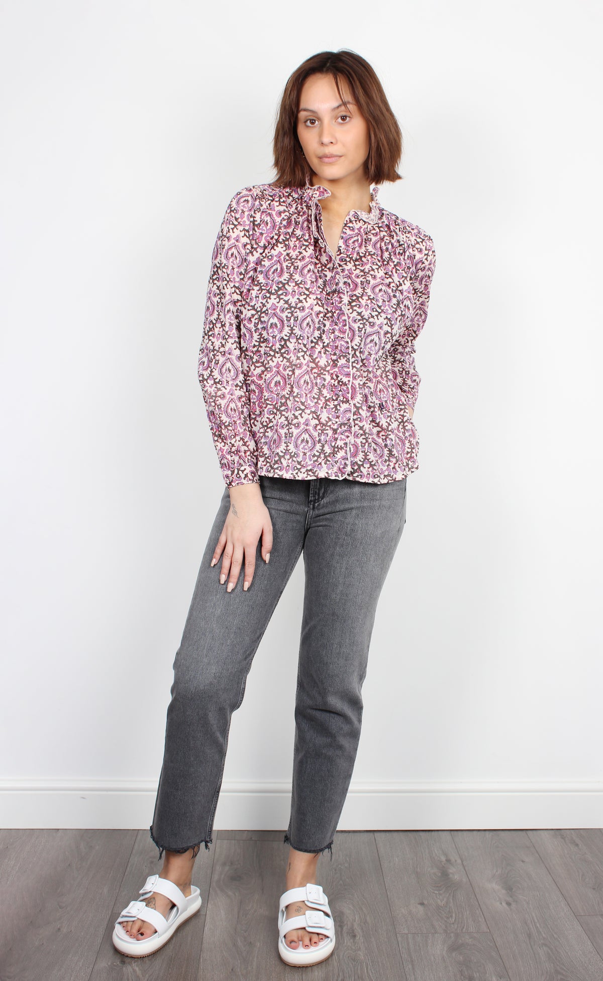 Leon & Harper Chypre printed cotton shirt