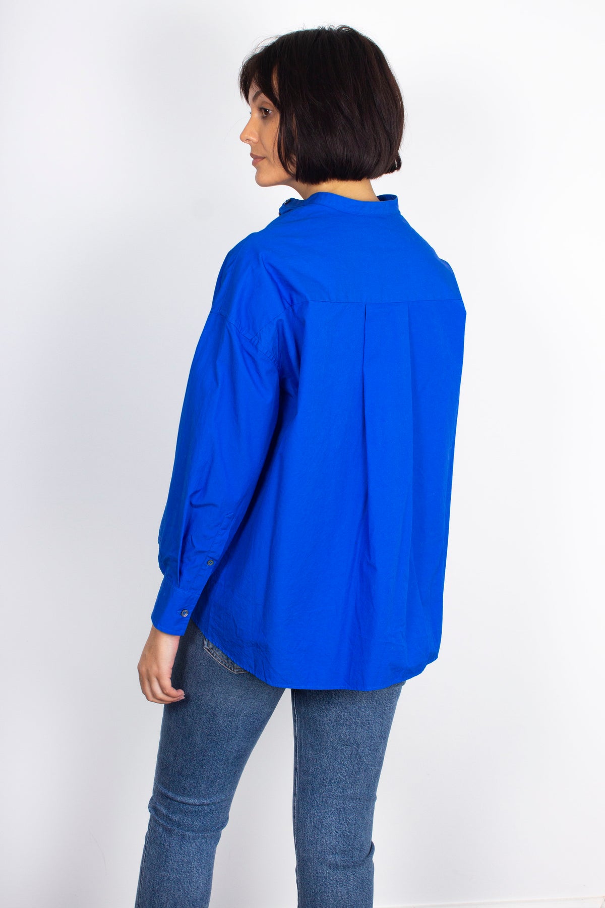 BR Gorky Cotton Shirt in Sea