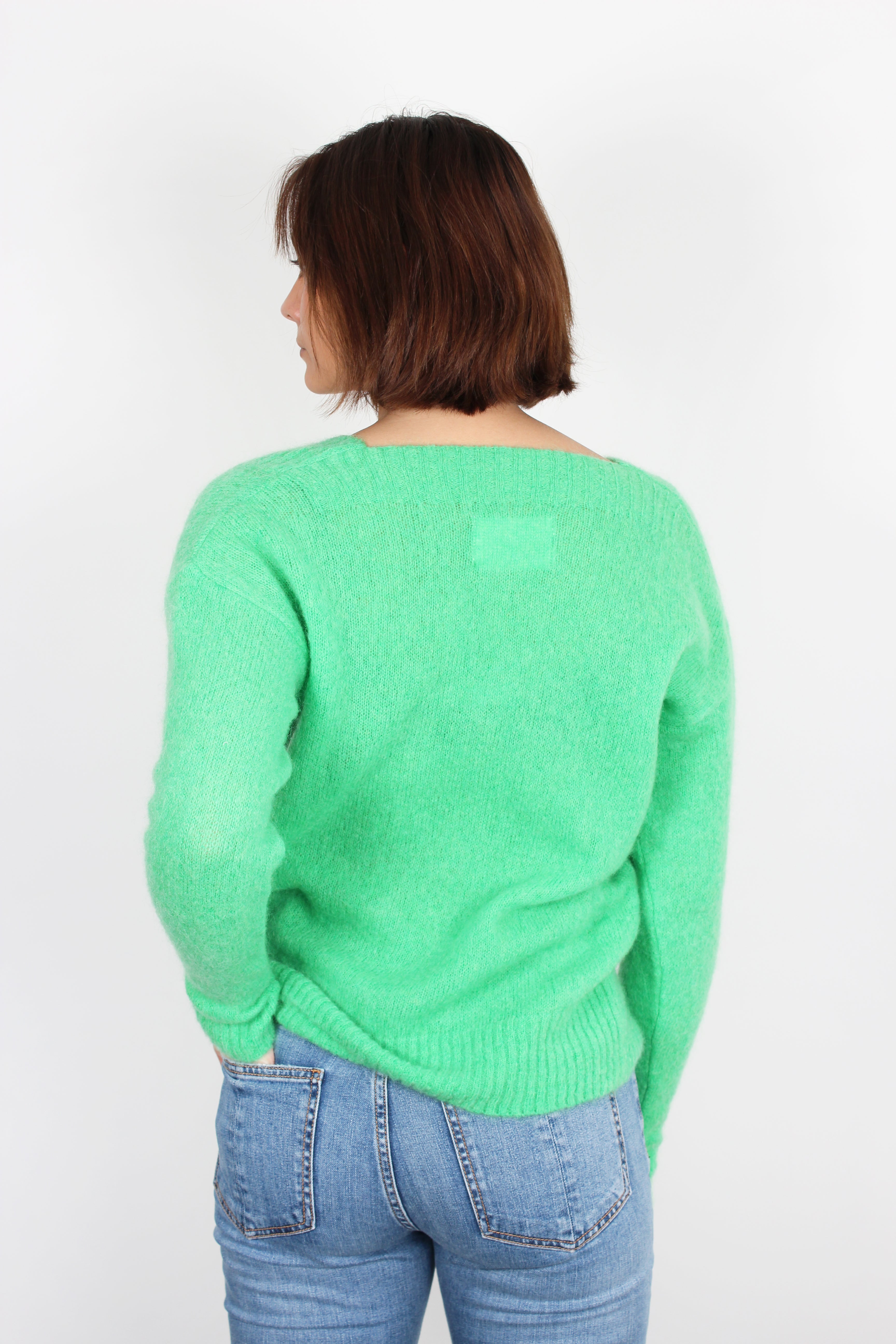 Leon & Harper Nous green knit