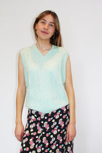 You added <b><u>JU Aran Cashmere Vest in Mint Green</u></b> to your cart.