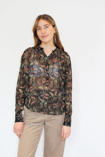 L&H Chea Dandelion Shirt in Black