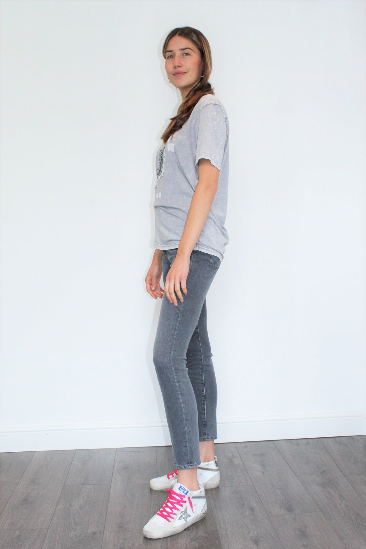BS Stay Wild Tee in Vintage Light Grey