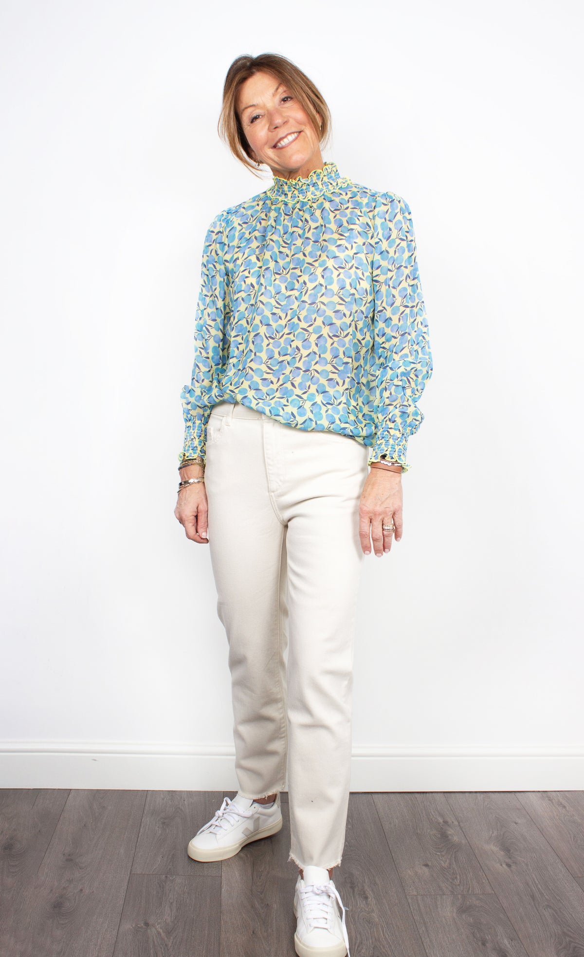 Primrose Park London clementine-print top