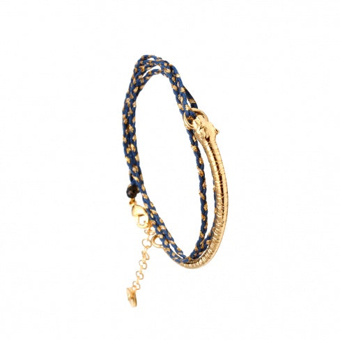 LH Tina Bangle with Threads in Navy