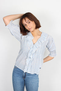 You added <b><u>Leon & Harper Chunda checked cotton blouse</u></b> to your cart.