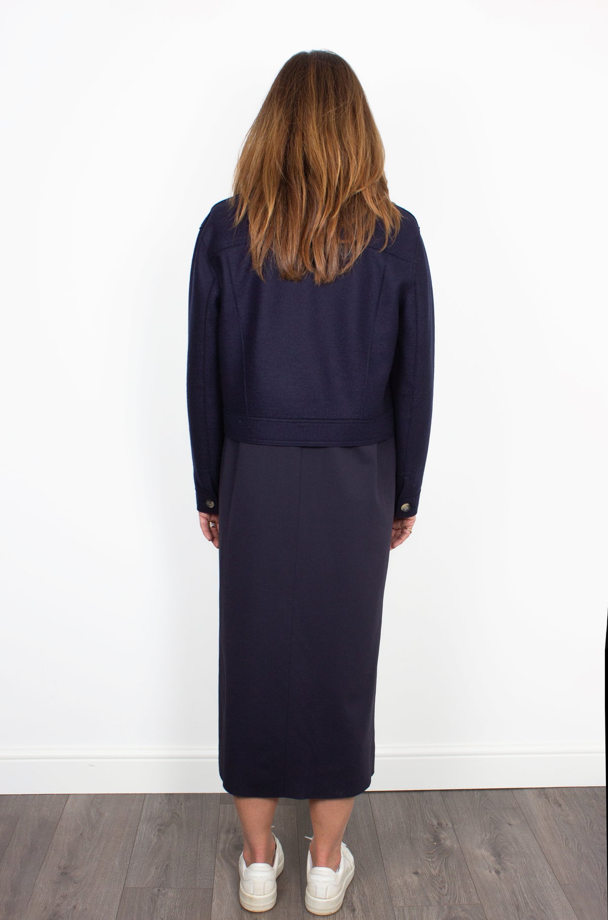 HWL A3431 Western Jacket in Navy Blue