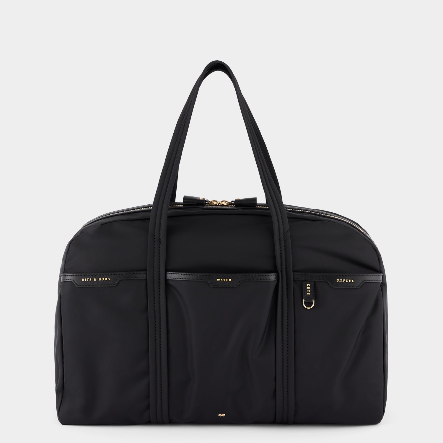 AH Gym Bag in Black Recycled Nylon
