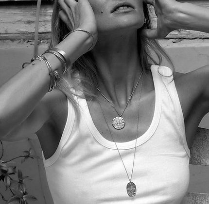 LH Bazille Long Necklace in White