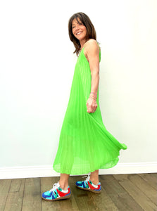 You added <b><u>EA Zague Pleated Slipdress in Flash Lime</u></b> to your cart.
