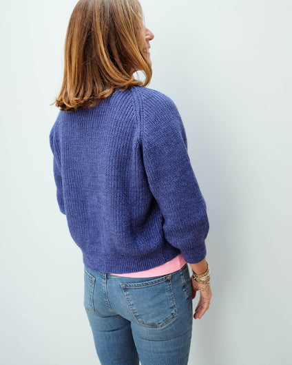 BR Dosany knit cardi in ultramarine