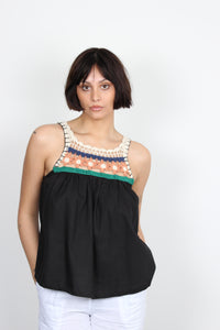 You added <b><u>Bellerose Marles black cotton tank top</u></b> to your cart.