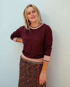 You added <b><u>BR Senia linen top in burgundy</u></b> to your cart.