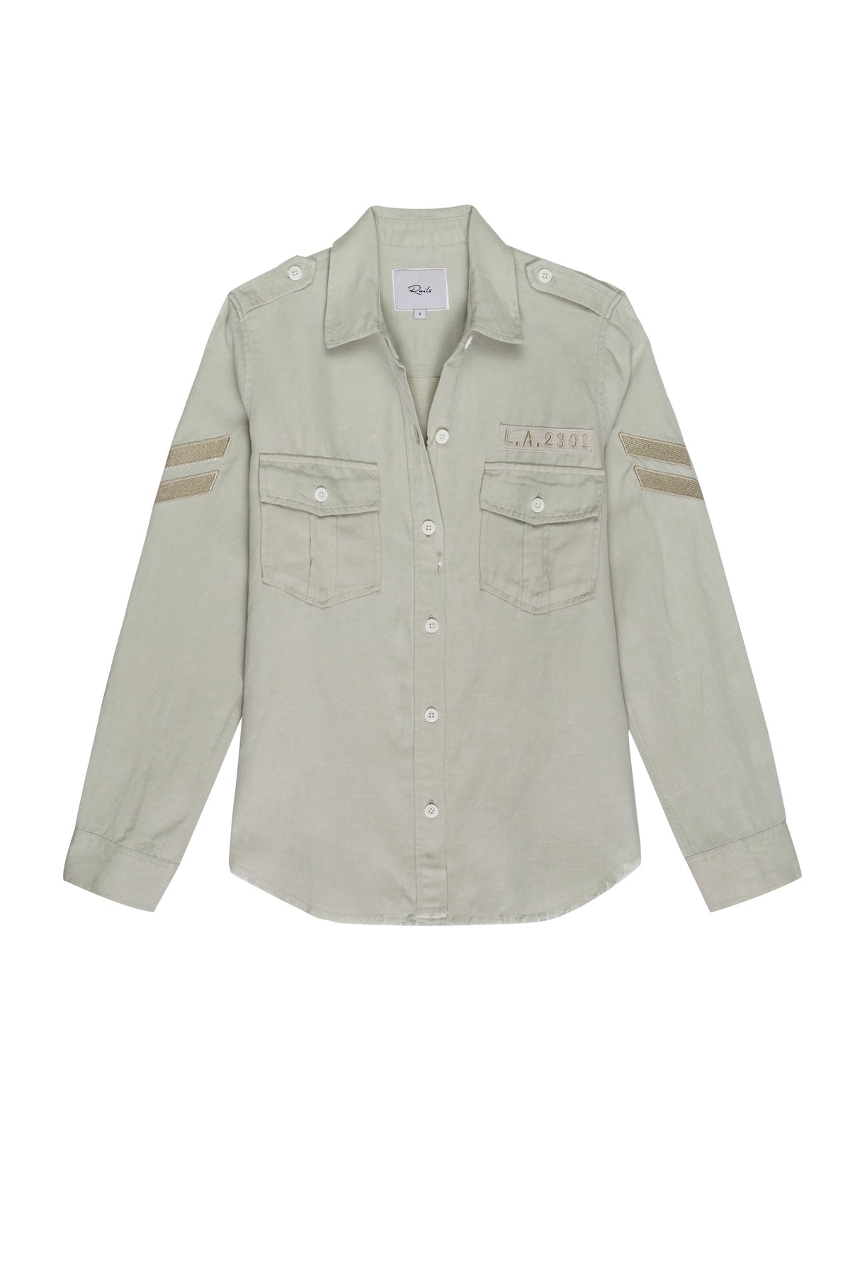 RAILS Conrad Jacket in Pistachio Arrow Patch