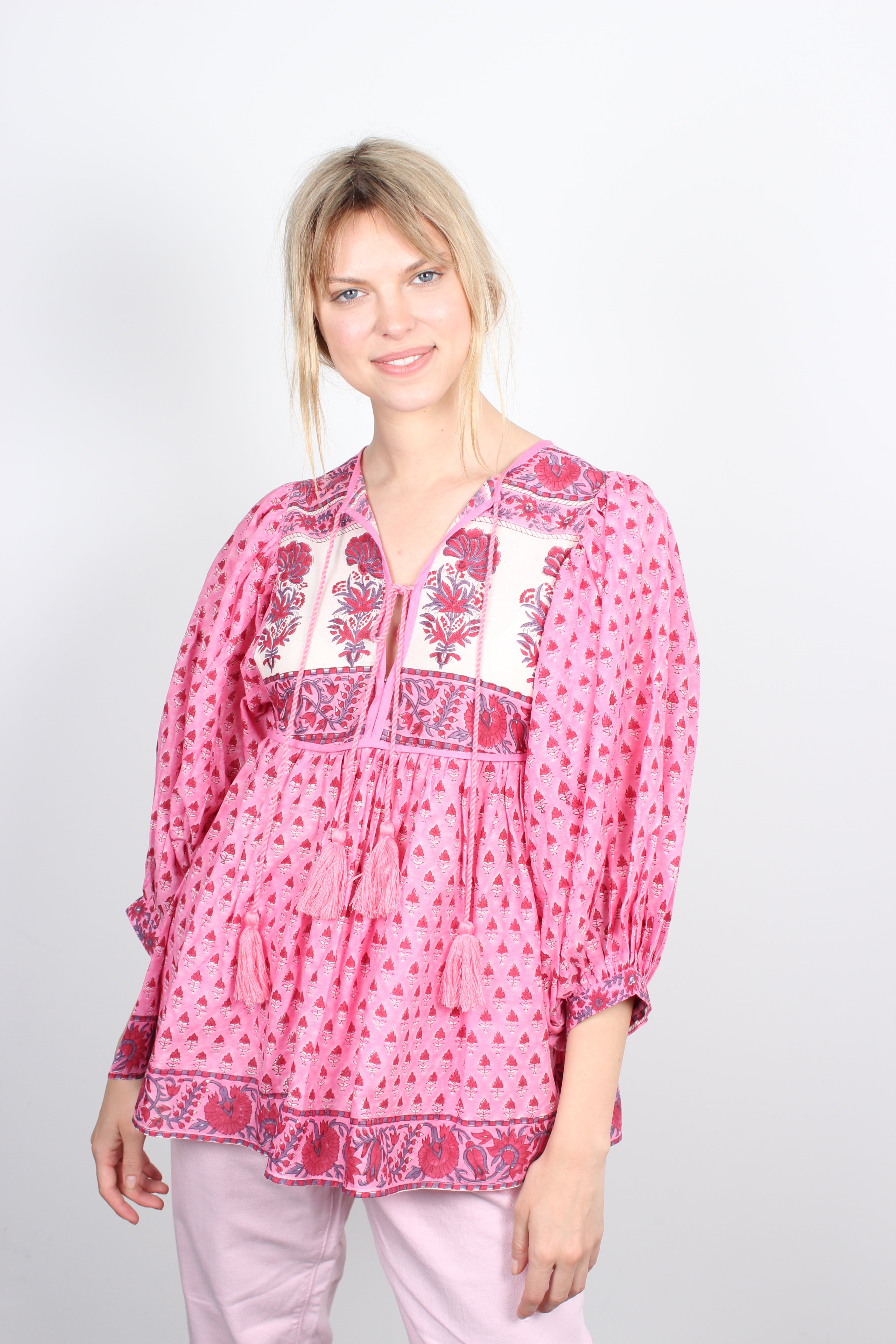 DG Jackie Top in Rani Pink