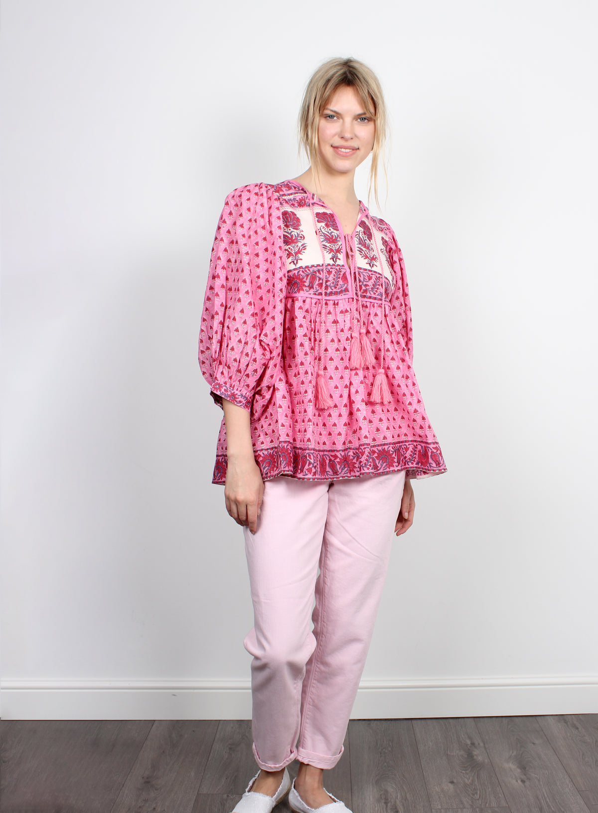 DG Jackie Top in Rani Pink