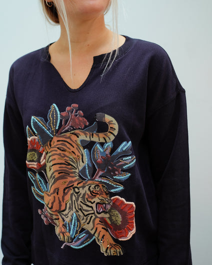 FIVE SW2002 Sweat in Navy