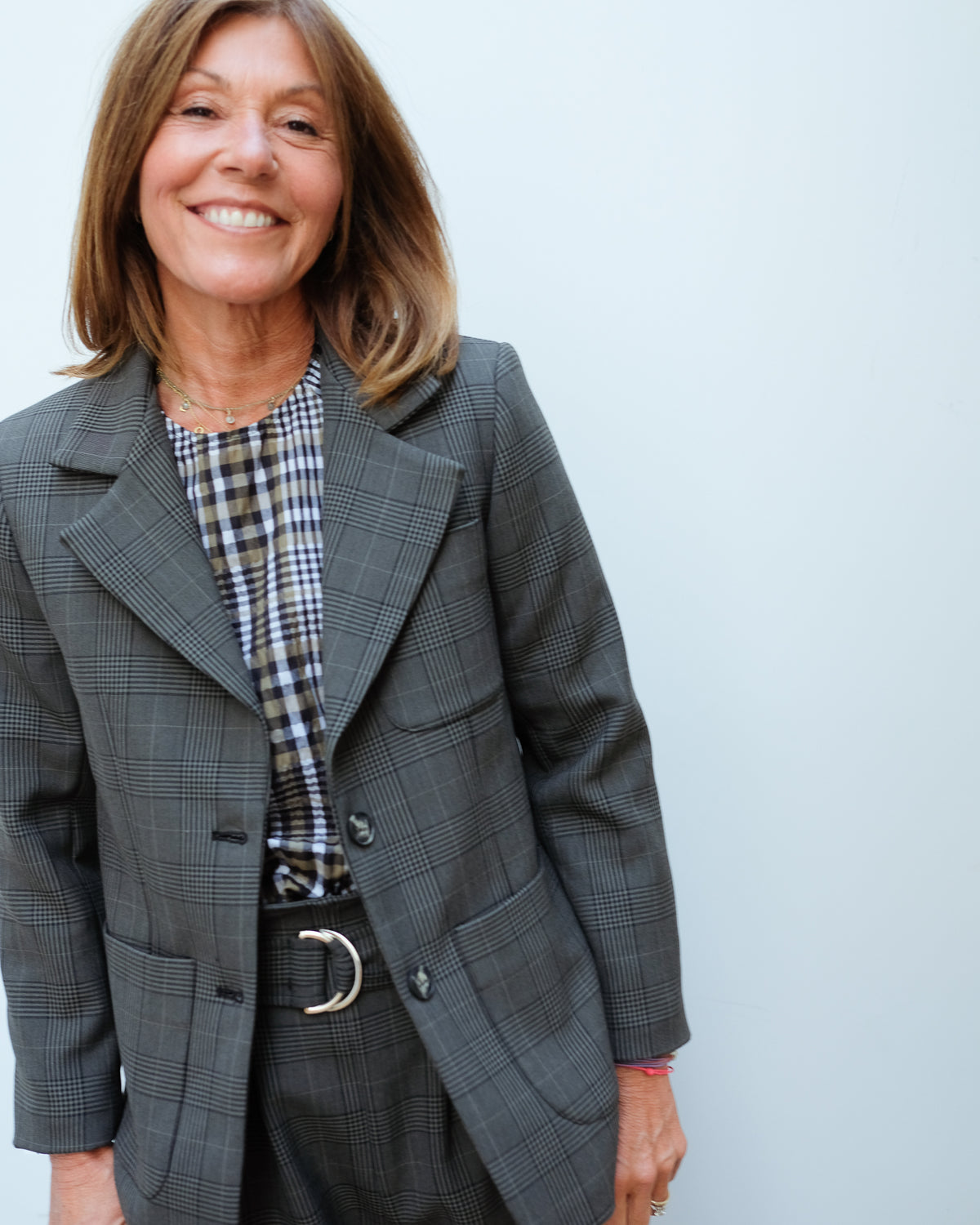 GANNI F4712 Suiting jacket in kalamata