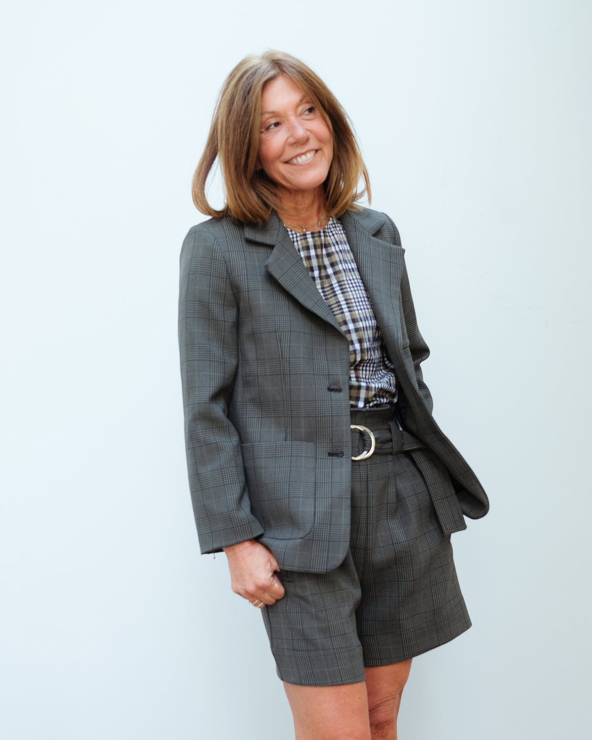 GANNI F4712 Suiting jacket in kalamata