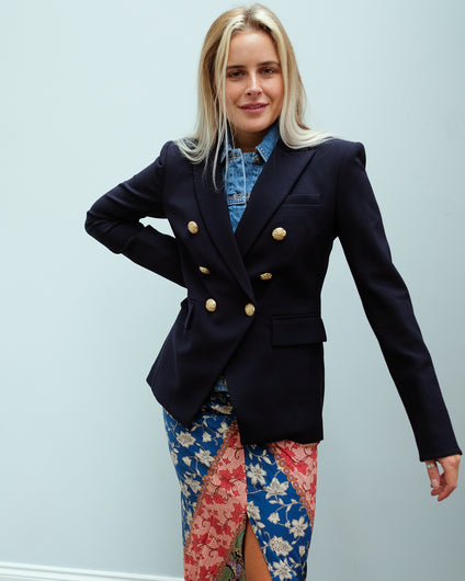 VB Miller dickey jacket in navy