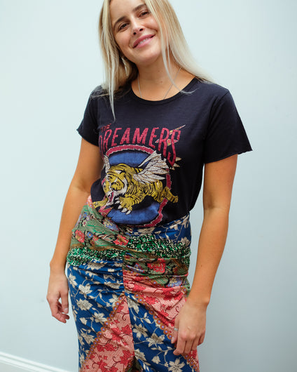 FIVE TSH2002 Tee in Navy