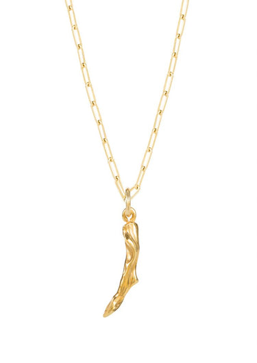 HERMINA Molten coral vintage necklace