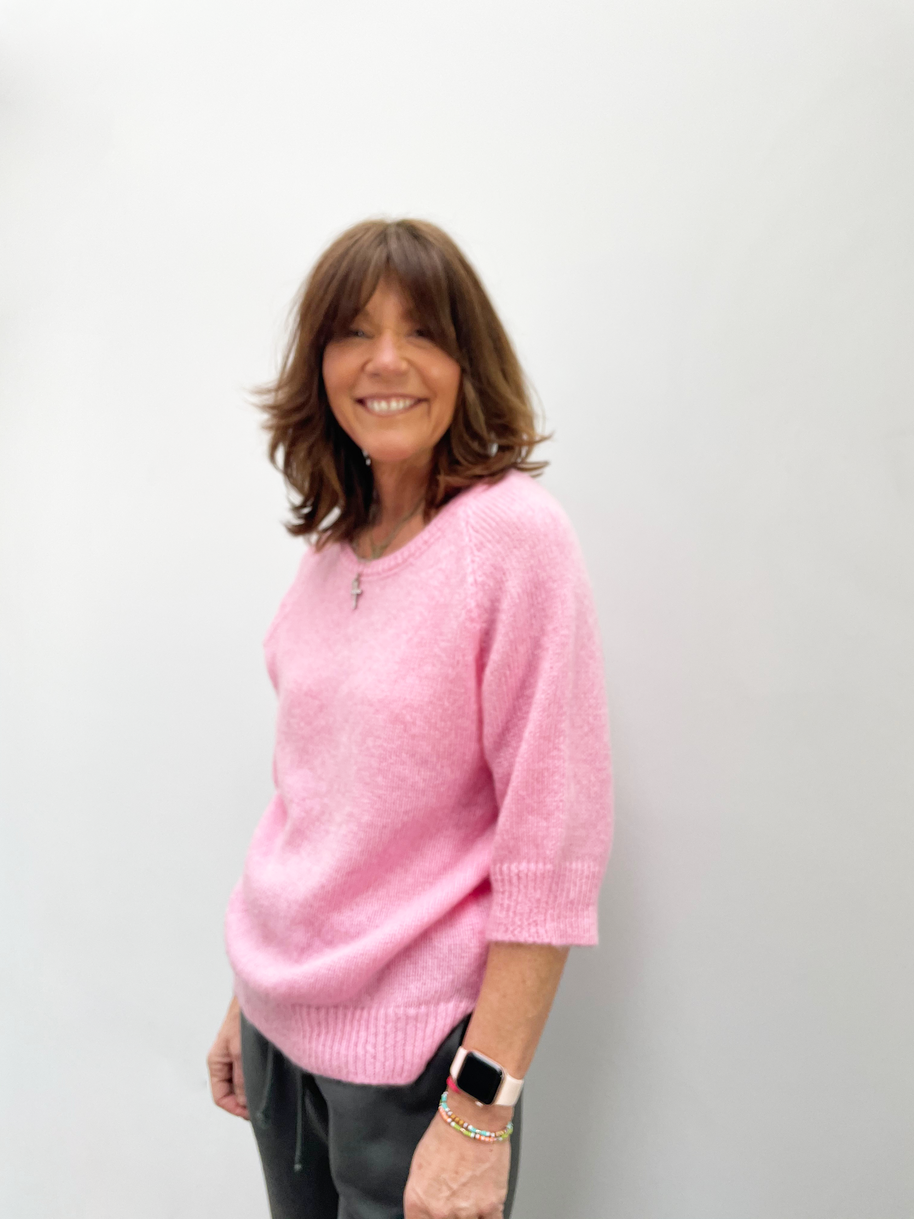 SIBIN Rosie knit in flamingo