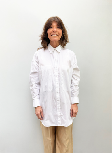 SLF Lali Pocket Shirt in White