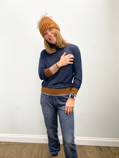 R&P Kevina hat in cashew
