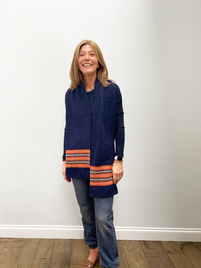 R&B The Knit in Navy Black